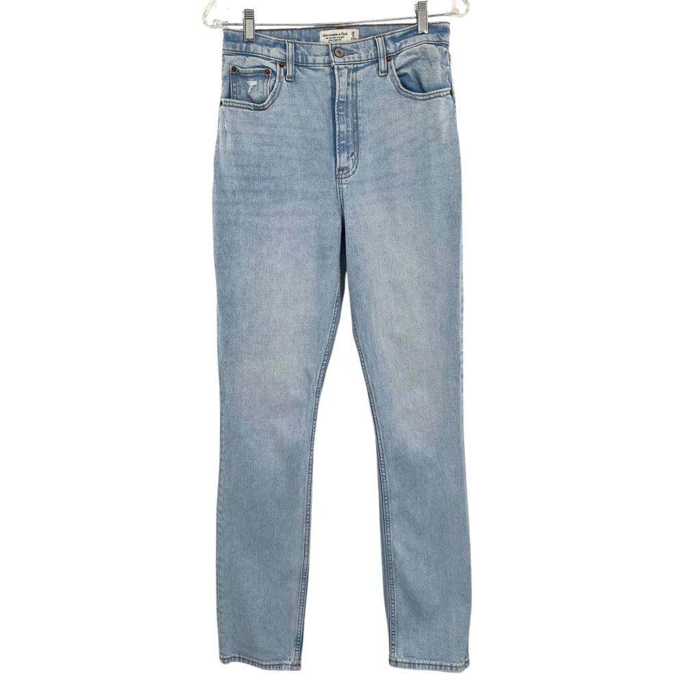 Abercrombie & Fitch The 90’s Slim Straight Ultra High Rise Curve Love